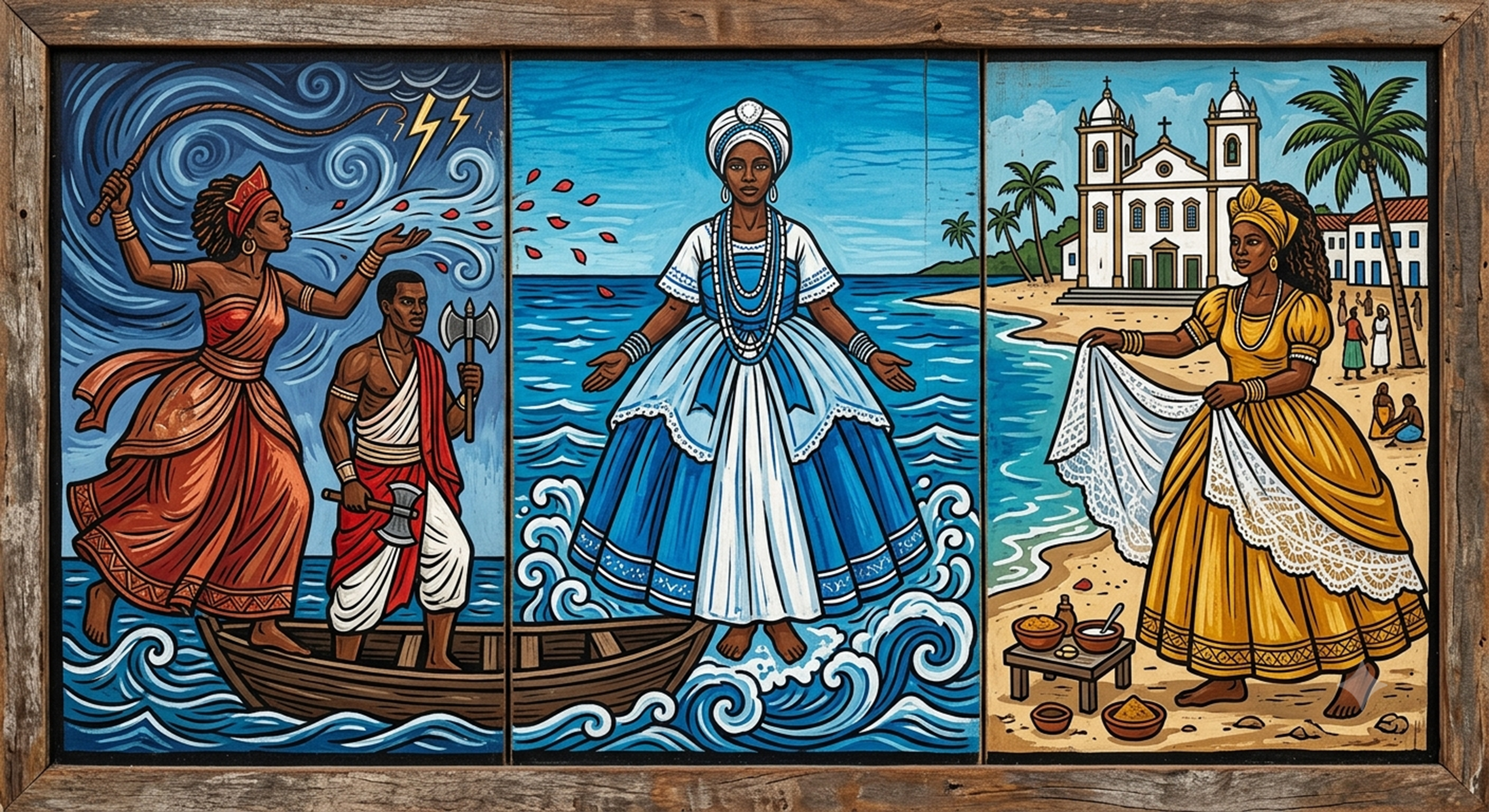 Iansã débarque Iemanjá à Bahia