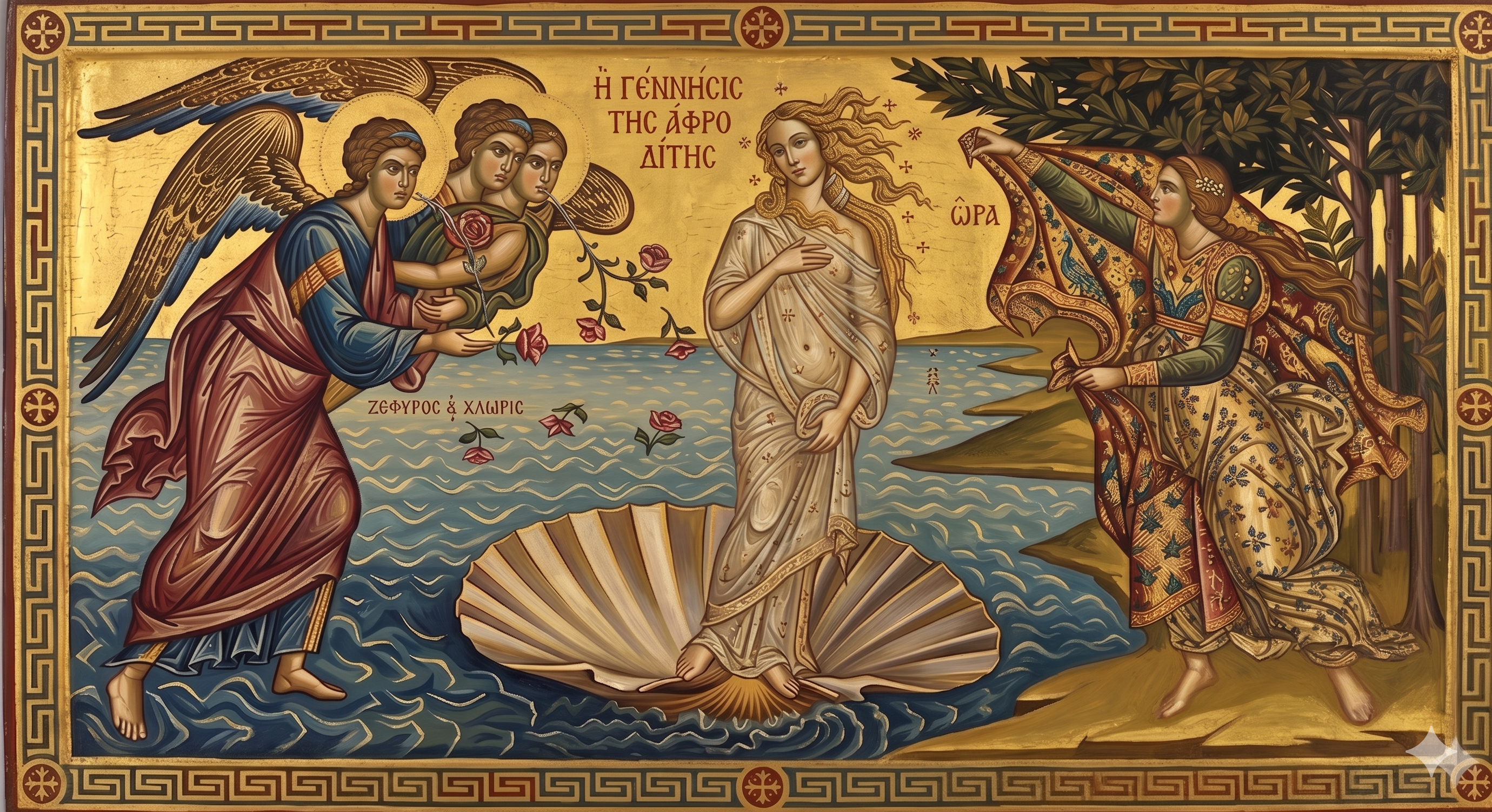 L'Aphrodite anadyomène à la Cour d'Orient