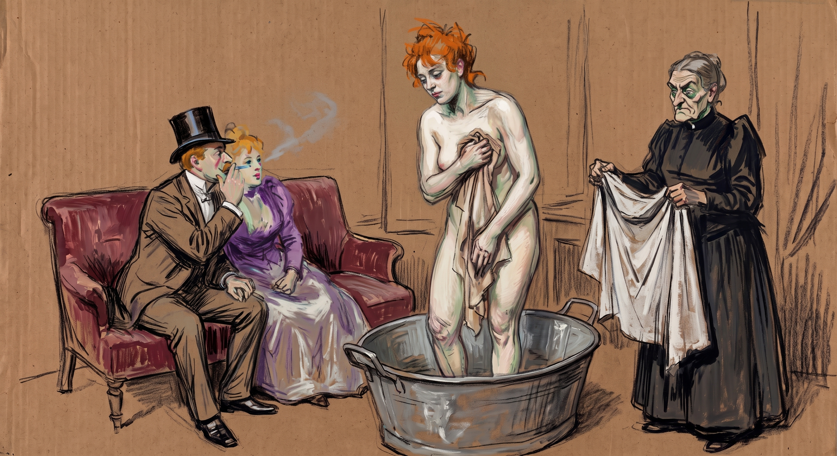 Vénus au tub, rue des Moulins