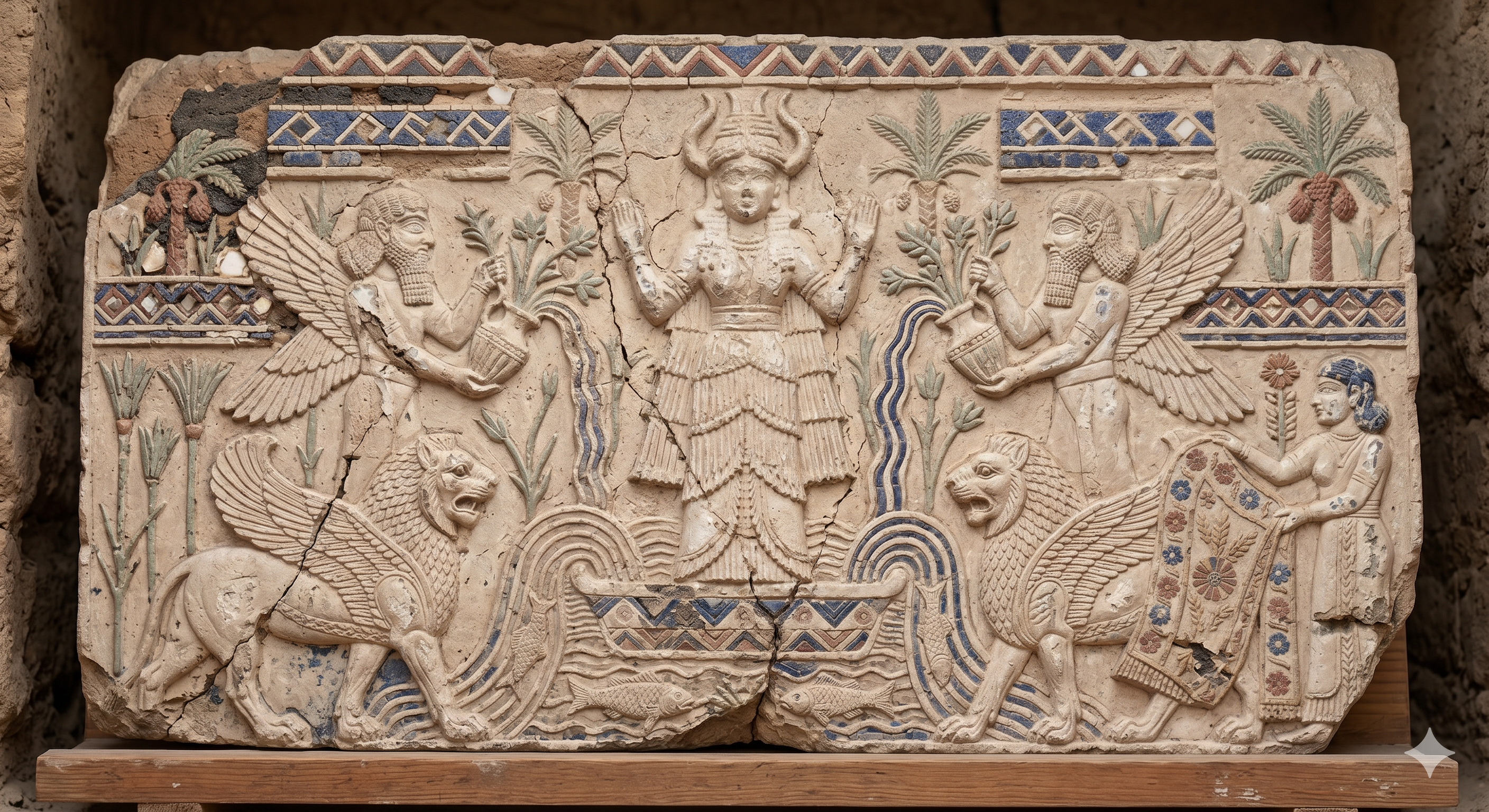 Inanna, Souveraine d'Uruk, sort des Eaux