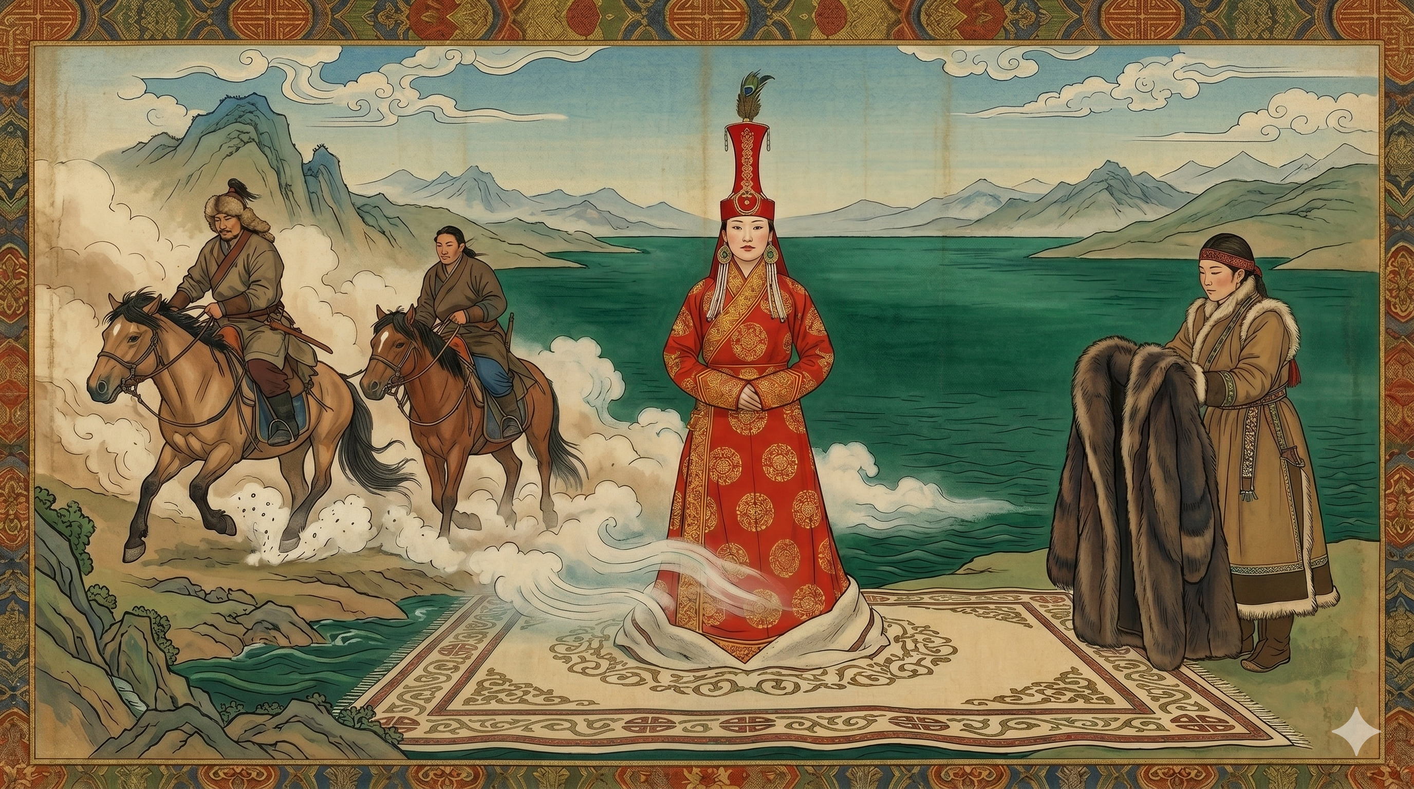 La Vénus de la Steppe émerge du Lac Sacré