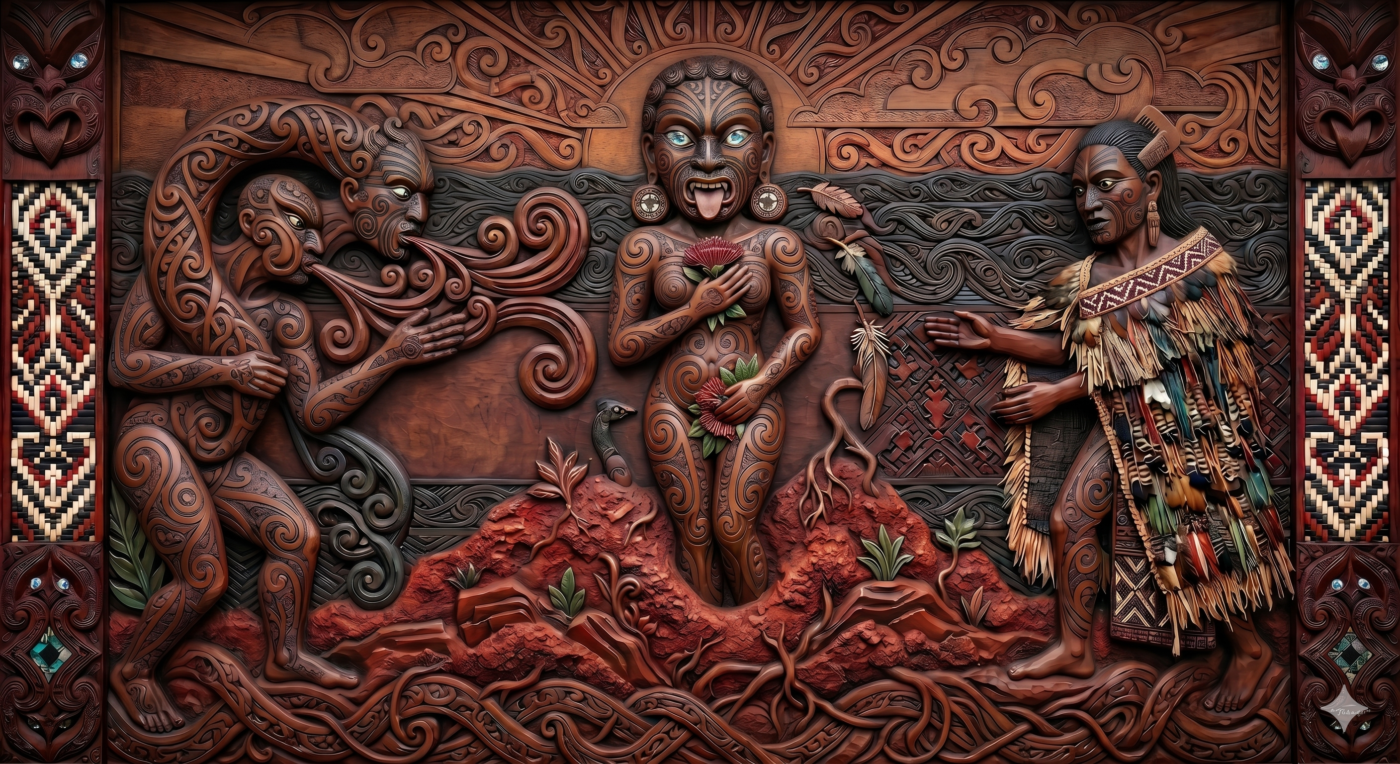 Hine-nui-te-pō, la Vénus du Whakairo