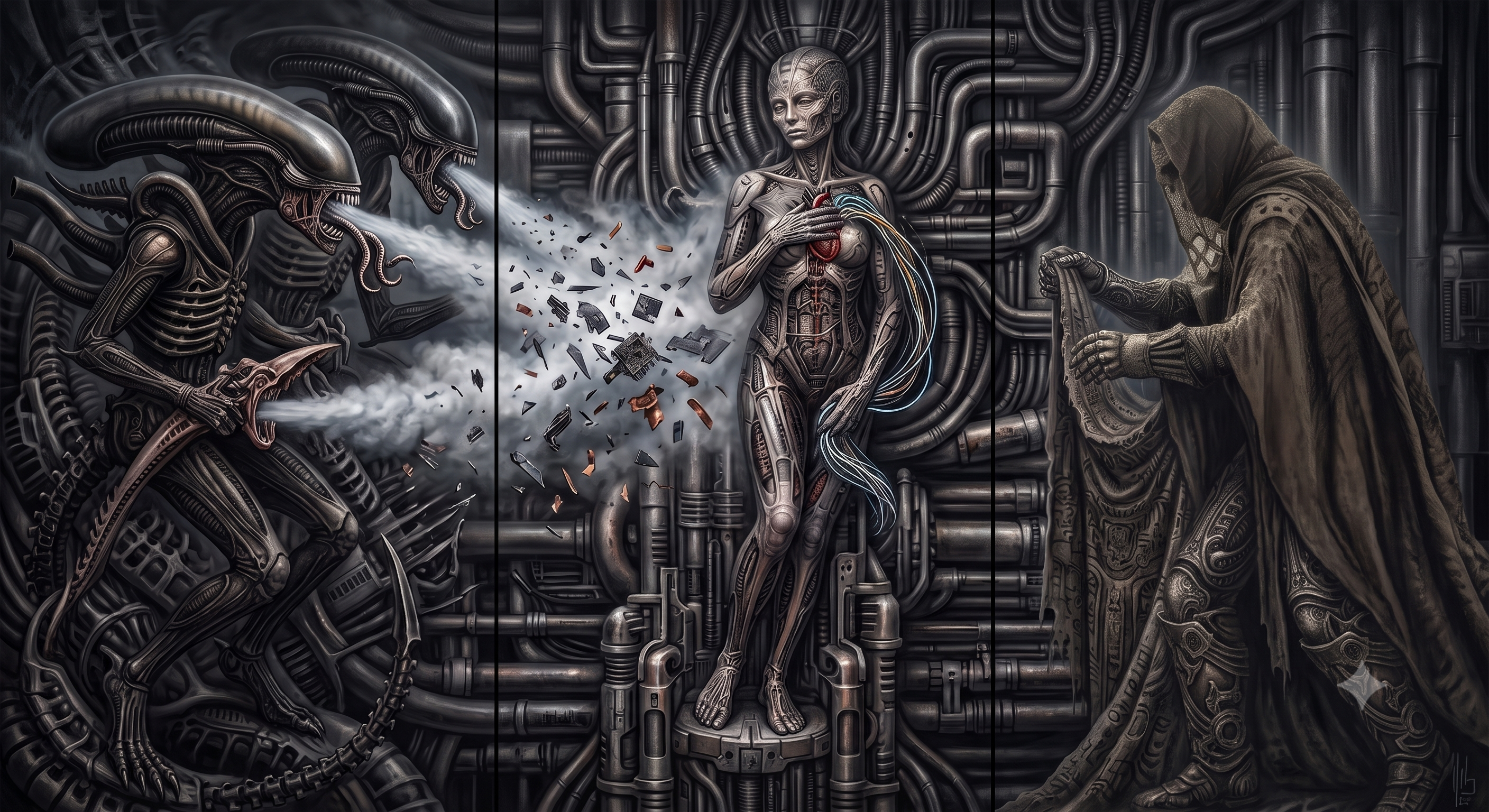 Le Triptyque de la Vénus Biomécanique